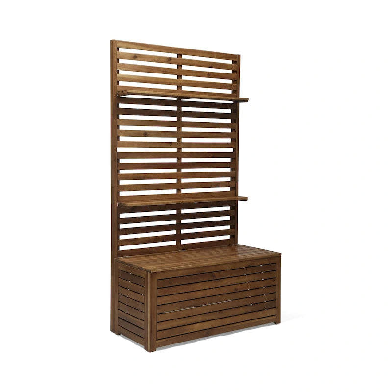 Modern Multifunctional StorageE Bench with Rack