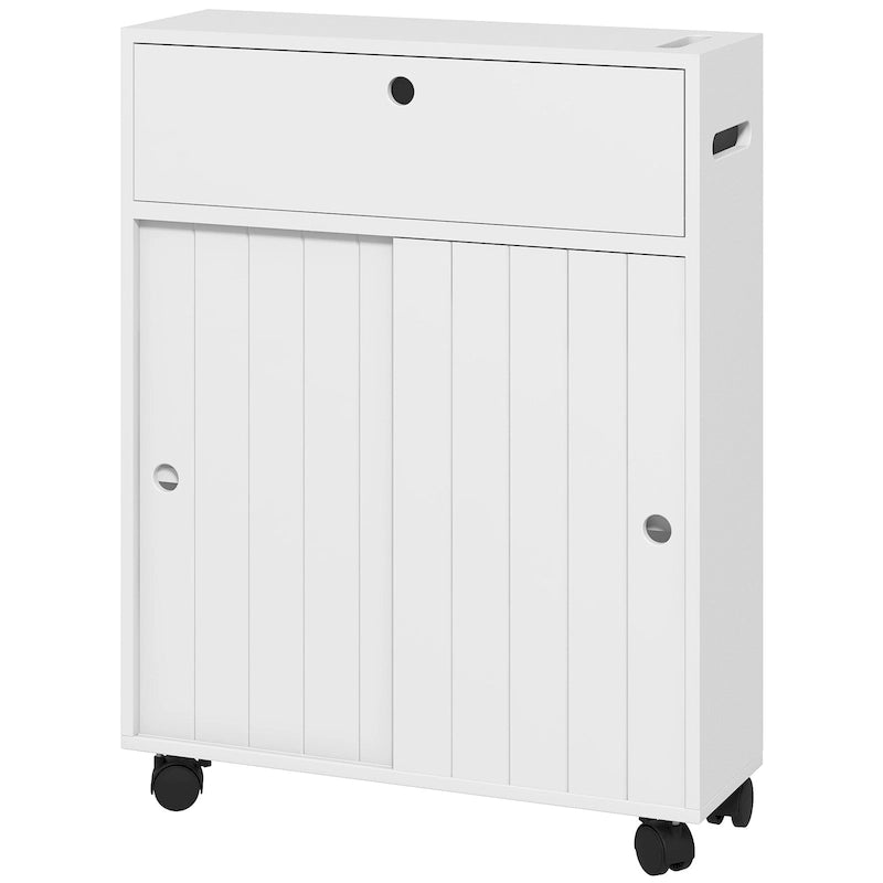 Kleiner Badezimmerschrank zur Aufbewahrung mit Papieröffnungen