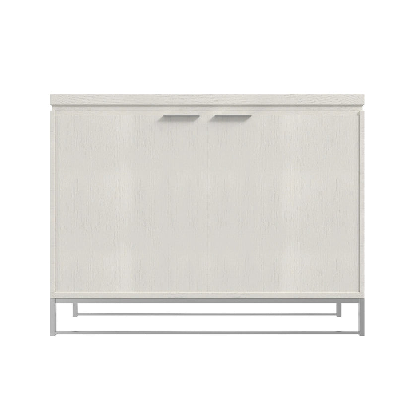 Akzentschrank aus Holz mit 2 Türen