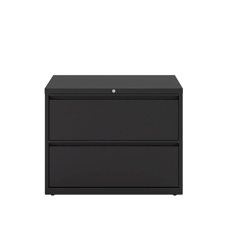 Serie 8000, 36 breiter Aktenschrank mit 2 seitlichen Schubladen, anthrazit