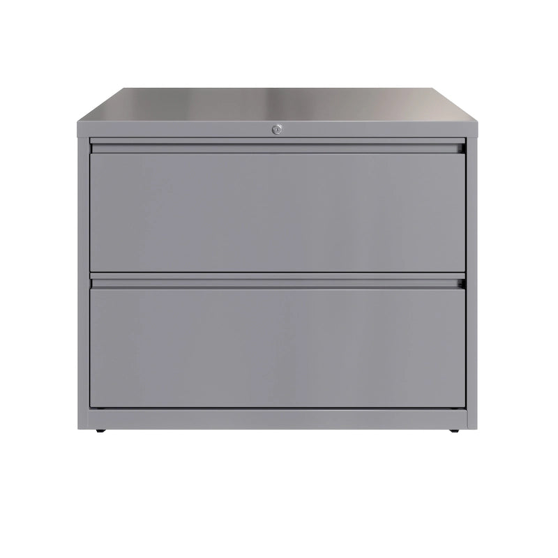 Serie 8000, 36 breiter Aktenschrank mit 2 seitlichen Schubladen, anthrazit
