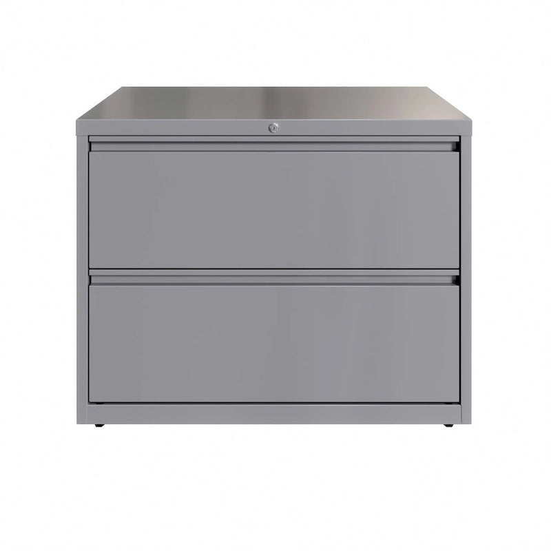 Serie 8000, 36 breiter Aktenschrank mit 2 seitlichen Schubladen, anthrazit
