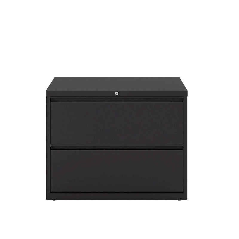 Serie 8000, 36 breiter Aktenschrank mit 2 seitlichen Schubladen, anthrazit