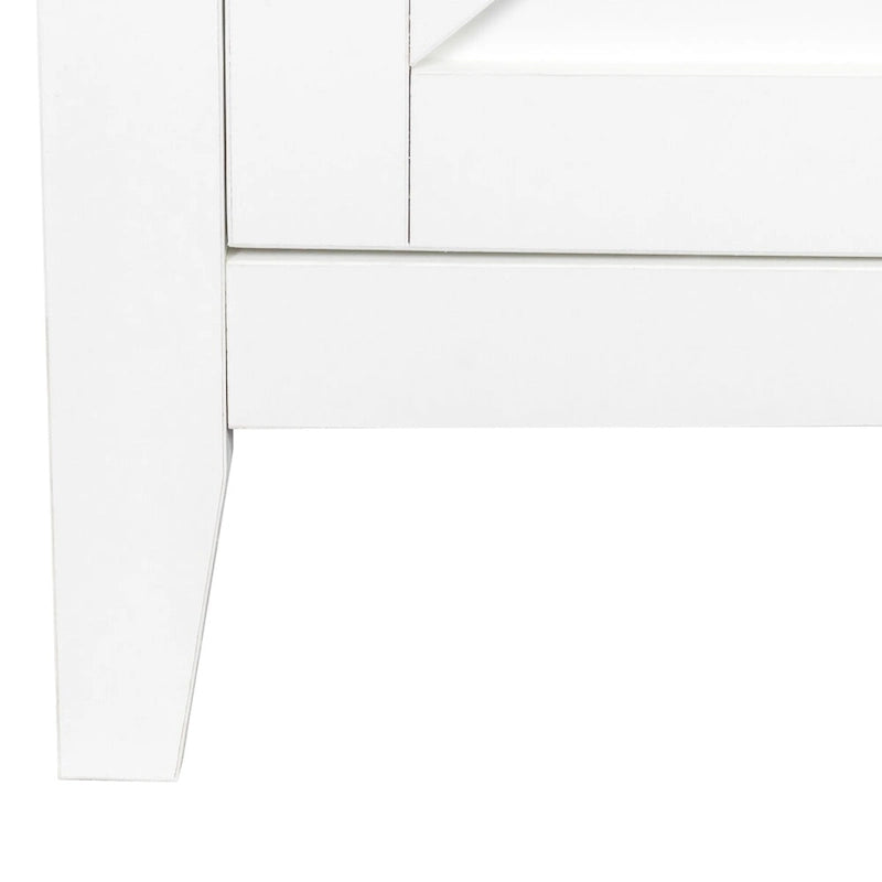 Schrank mit 4 Türen und 4 offenen Einlegeböden, freistehendes Sideboard