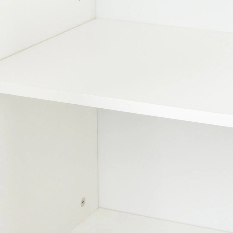 Schrank mit 4 Türen und 4 offenen Einlegeböden, freistehendes Sideboard
