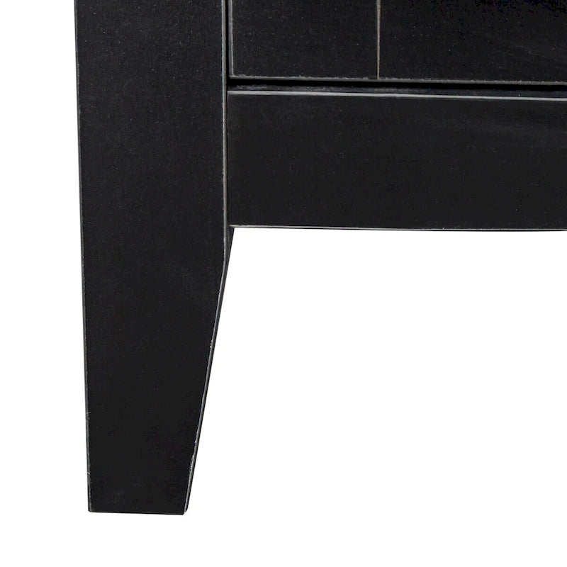 Schrank mit 4 Türen und 4 offenen Einlegeböden, freistehendes Sideboard