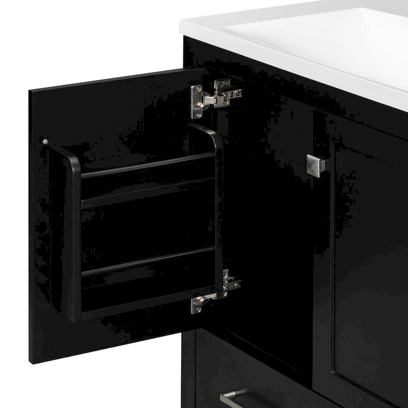 Badezimmerschrank mit 2 Türen und einer Schublade