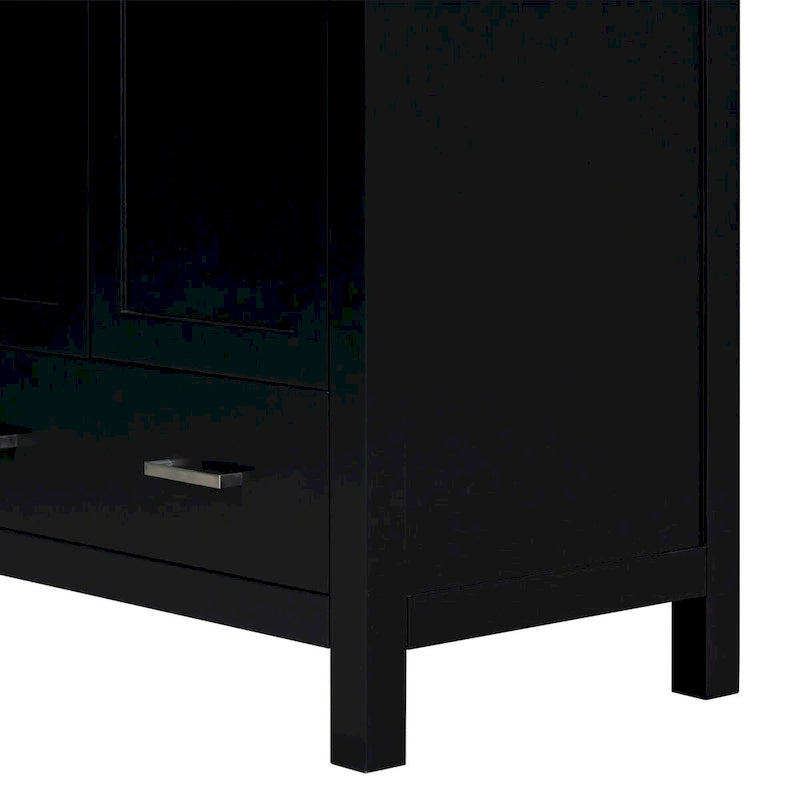 Badezimmerschrank mit 2 Türen und einer Schublade