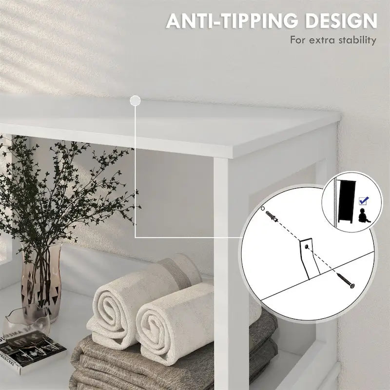 Badkamer-vloerkast in landelijke stijl